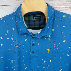 William Murray Golf Polo Shirt‎ Mens 2XL The Deep End Swimming Performance
